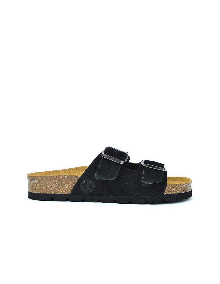 Mujer Coronel Tapiocca Sandalias Planas Mujer | Ct313-1 Negro