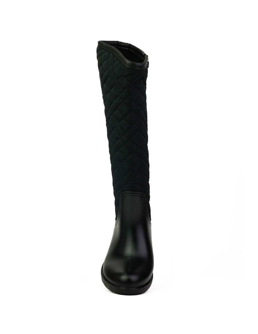 Mujer Coronel Tapiocca Botas Cuna Mujer|Botas De Agua Mujer|Botas Altas Mujer | T331-1 Negro