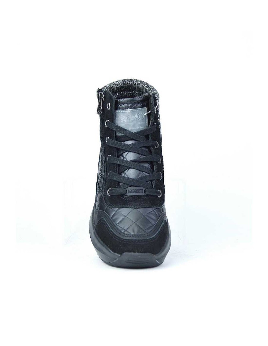 Mujer Coronel Tapiocca Botines Con Cordones Mujer | T462-1 Negro