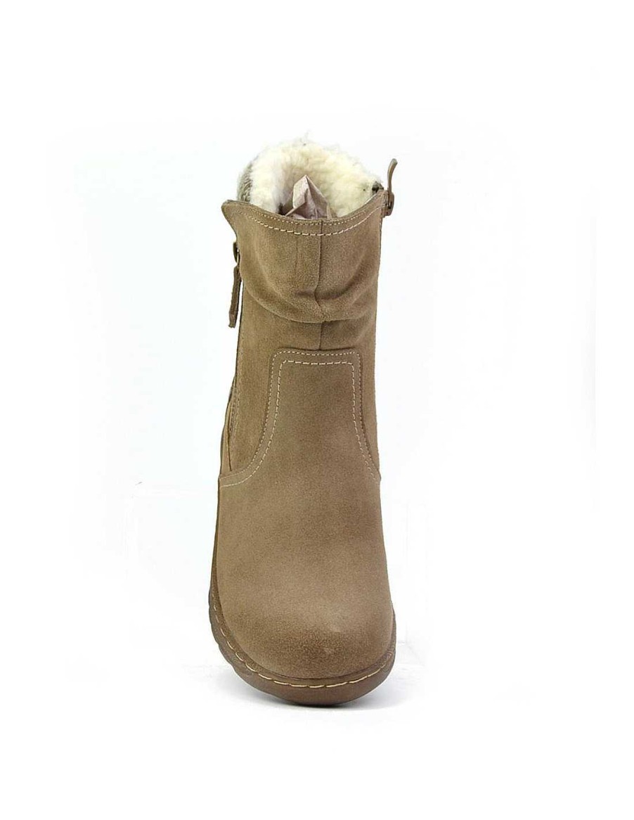 Mujer Coronel Tapiocca Botines Bajos Mujer|Botines Planos Mujer | T487-5 Taupe