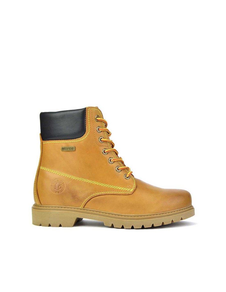 Hombre Coronel Tapiocca Botas Impermeables Hombre|Botas Montana Hombre | T525-16 Mostaza