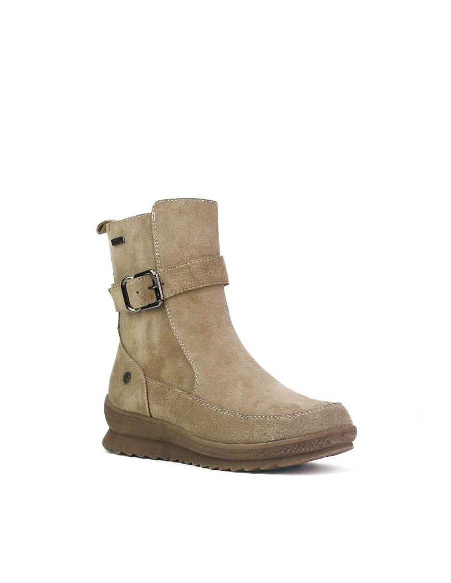 Mujer Coronel Tapiocca Botines Planos Mujer | T357-10 Taupe