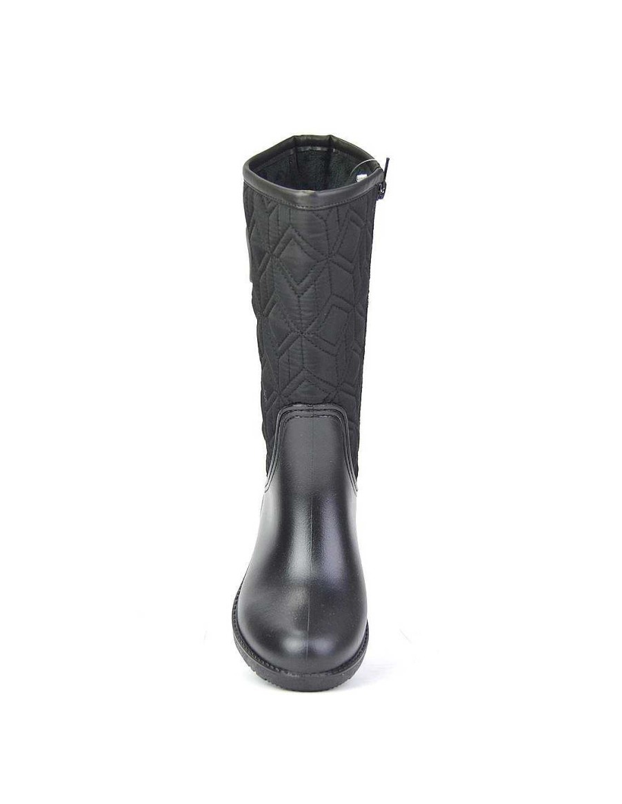 Mujer Coronel Tapiocca Botas Cuna Mujer|Botas De Agua Mujer|Botas Altas Mujer | T461-1 Negro