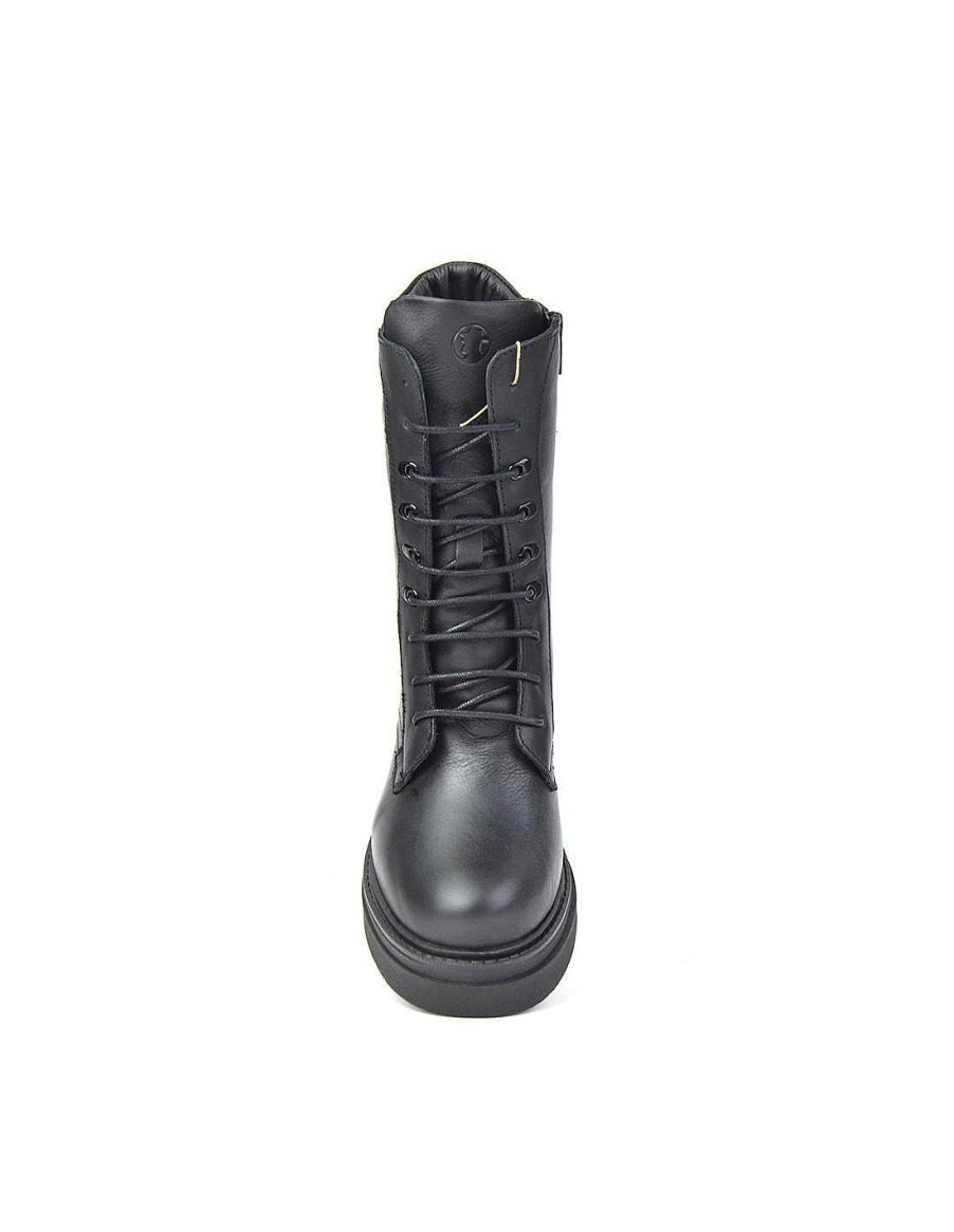 Mujer Coronel Tapiocca Botas Planas Mujer | C1296-11 Negro