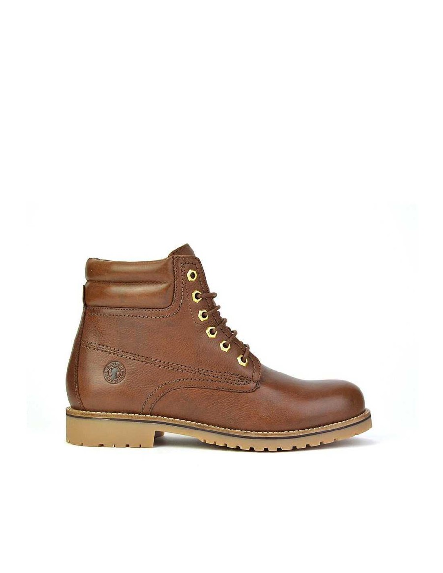 Hombre Coronel Tapiocca Botas Montana Hombre | C2316-13 Cuero