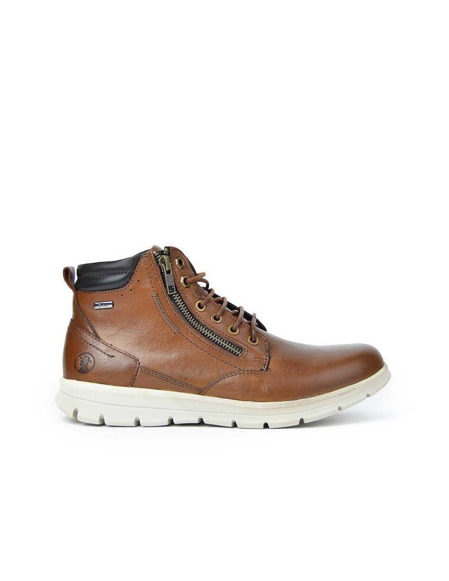 Hombre Coronel Tapiocca Botas Con Cordones Hombre | C2314-13 Cuero