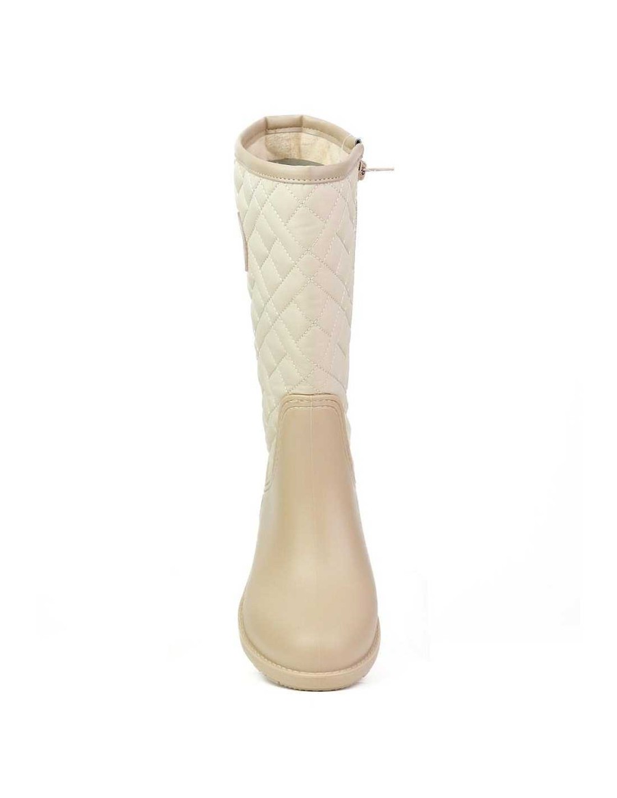 Mujer Coronel Tapiocca Botas Cuna Mujer|Botas De Agua Mujer|Botas Altas Mujer | T333-7 Beige