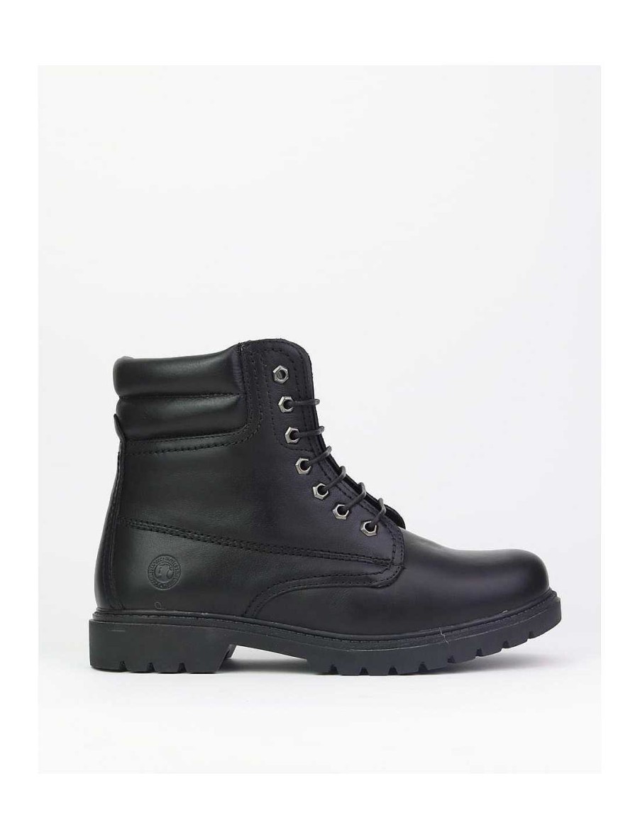 Hombre Coronel Tapiocca Botas Montana Hombre | C2170-1 Negro