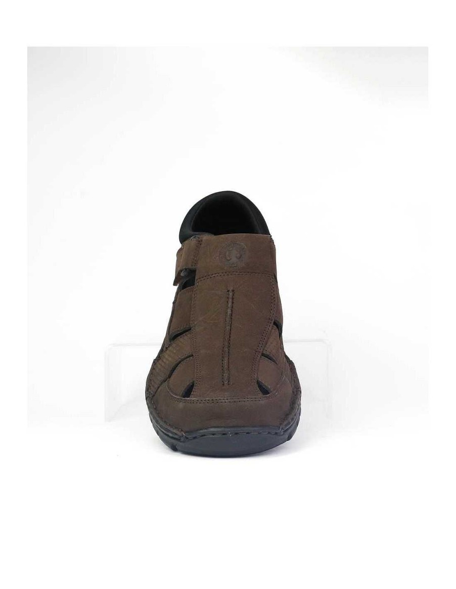 Hombre Coronel Tapiocca Sandalias Con Velcro Hombre | C2149-58 Marron